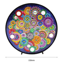 Load image into Gallery viewer, Mandala Round Circle DIY Diamond Painting Led Light Night Lamp Table Desk Decoration
