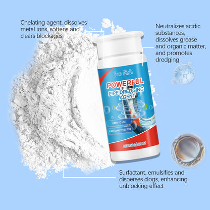 150g Pipe cleaning detergent Kitchen toilet drain unclogging agent unclogging drain pipe cleaning and decontamination