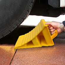 Load image into Gallery viewer, Car Multipurpose Anti-Slip Wheel Chock Portable Tire Chocks Wear-Resistant Tire Stopper Wheel Stopper For Trucks Car
