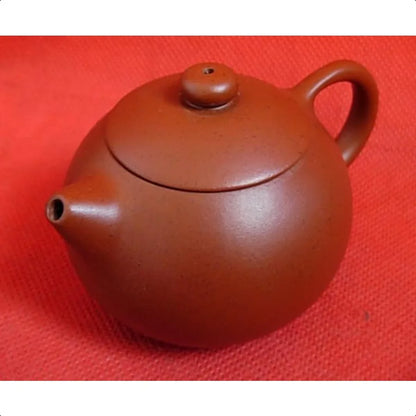 Teapot Chinese Gongfu cha Xishi Pot 7oz 210cc Purple clay ceramics Zini for Loose Tea Red brown
