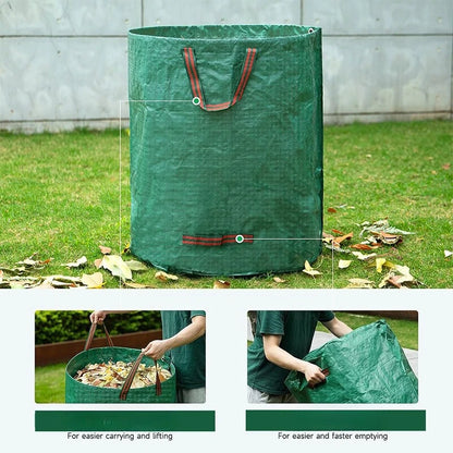 Garden gardening leaf bag, large capacity branch and leaf collection bag, agricultural garbage bag, storage bag