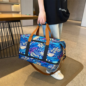 Sports Gym Bag Travel Portable Handbags For Women Outdoor Swimming Fitness Shoulder Crossbody Bag Weekender Duffel Yoga Bag