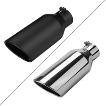Load image into Gallery viewer, Universal Exhaust Tip 3inch Inlet 5inch Outlet 12inch Length Tailpipe Anti-Corrosive Car Straight Exhaust Tail Throat Tail Pipe
