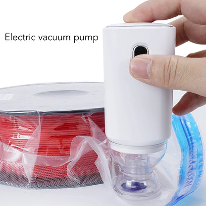 Auto Vacuum Bag Pump Rechargeable Portable Electric Vacuum Sealed Compression Pump for 3D Printing Consumables 5V Vacuum Pump