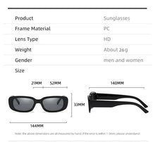 Load image into Gallery viewer, New Small Sunglasses Women Men Trendy Vintage Brand Designer Hip Hop Square Green Sun Glasses Female Eyewear UV400
