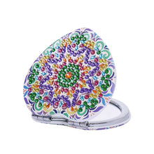 Load image into Gallery viewer, 1 DIY diamond painting art set Mandala pattern small mirror special shape crystal artificial diamond Mosaic process
