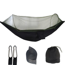 Load image into Gallery viewer, Outdoor Camping Hammock With Mosquito Net Lightweight Hanging Hammocks High Strength Parachute Fabric Hanging Bed Net 250x120cm
