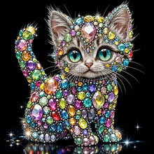 Load image into Gallery viewer, DIY 5D Diamond Painting Kit Animal Cat Embroidery Mosaic Cross Stitch Flower Kitten Art and Handicrafts Home Decor Unique Gifts
