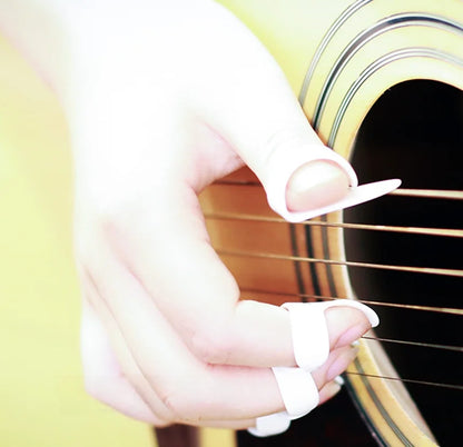 Dunlop Guitar Thumb Pi Middle Finger Thumb Ring L M S Finger Pi Guitar Accories Music Instrument Supplies