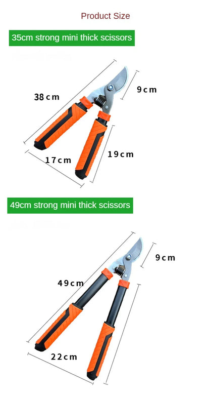 Garden Pruner Pruning Shears Scissors Pliers Tree Branch Cut Cutter Landscaping Bonsai Gardening Professional Tools