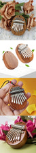 Load image into Gallery viewer, Portable Beginner Finger Piano Wooden Mini Thumb Piano Music Toy 8-sonic Instrument Children&#39;s Puzzle Home Decoration Ornaments
