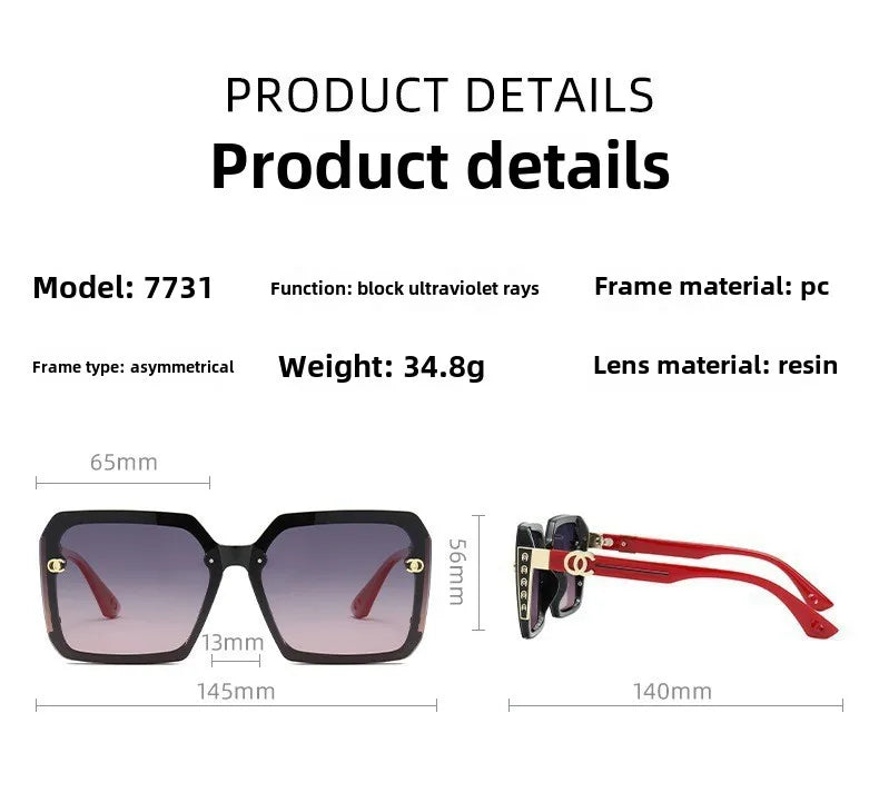 2025 New Sunglasses For Women With Advanced Sense, Anti Uv Polarized Sunglasses, Face Friendly, Small Beach Versatile Glasses