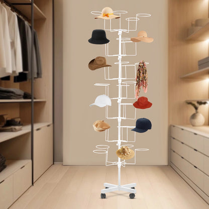 Space-Saving Hat Rack: High-Quality, Stylish, and Convenient Storage for Home or Store