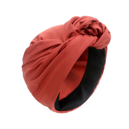 Women Vintage Turban Hat Fashion Female Bandana Headband Women's Hair Cover Cap Ladies Head Wraps Muslim Headscarf Bonnet