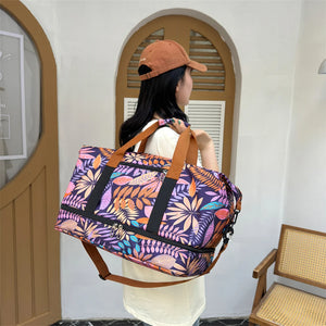 Sports Gym Bag Travel Portable Handbags For Women Outdoor Swimming Fitness Shoulder Crossbody Bag Weekender Duffel Yoga Bag
