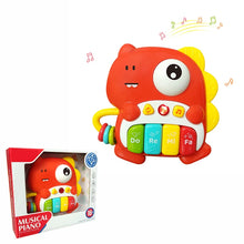 Load image into Gallery viewer, Kids Cartoon Piano Keyboard Game with Animal Sounds Flashing Light Music Baby Instrument Music Toys Educational Toys Kids Gifts
