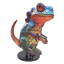 Load image into Gallery viewer, 1PCS Metal Painted Small Bird Ornament Office Study Desktop Decoration Crafts Ornament Metal Painted Animal Desktop Ornament
