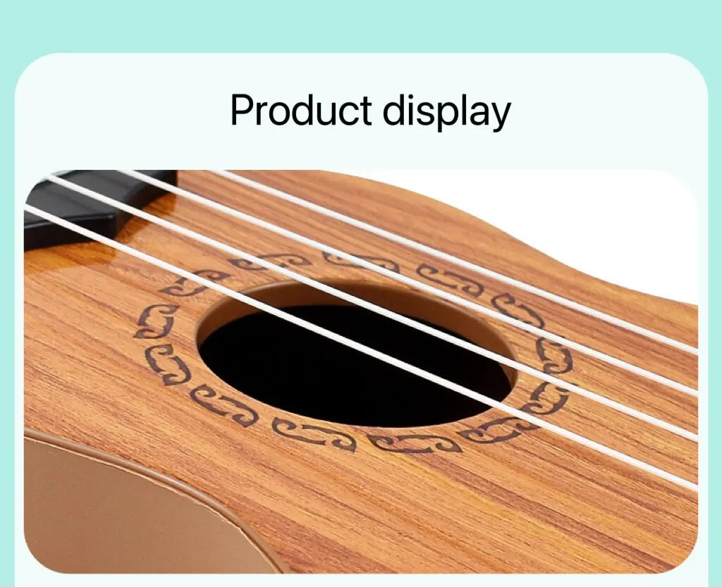 35cm Children Guitar Toy Can Be Used To Play Elementary Instruments With Paddles Simulating Yukrili Music Toys