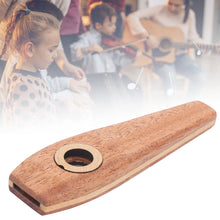 Load image into Gallery viewer, Kazoo Flute Wood Kazoo Flute Wooden Harmonica Guitar Accompaniment Diaphragm Mouth Music Wind Instrument Wood Kazoo Wooden Kazoo
