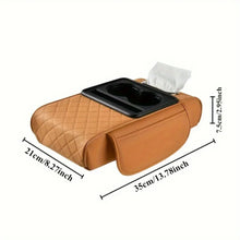 Load image into Gallery viewer, Car Center Console Armrest Mat Car Armrest Box Mat with Storage Box
