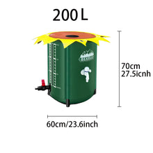 Load image into Gallery viewer, 100-380 Gallon Rain Barrel Collapsible PVC Rain Collection System with Three Spigots Water Storage Tank Water Barrel Collector
