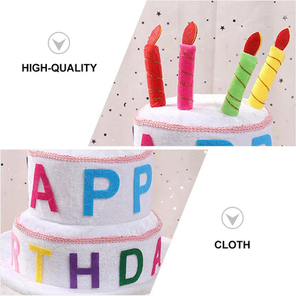 Birthday Hat Headwear Headdress Party Supplies Decorative for Kids Caps Children Hats