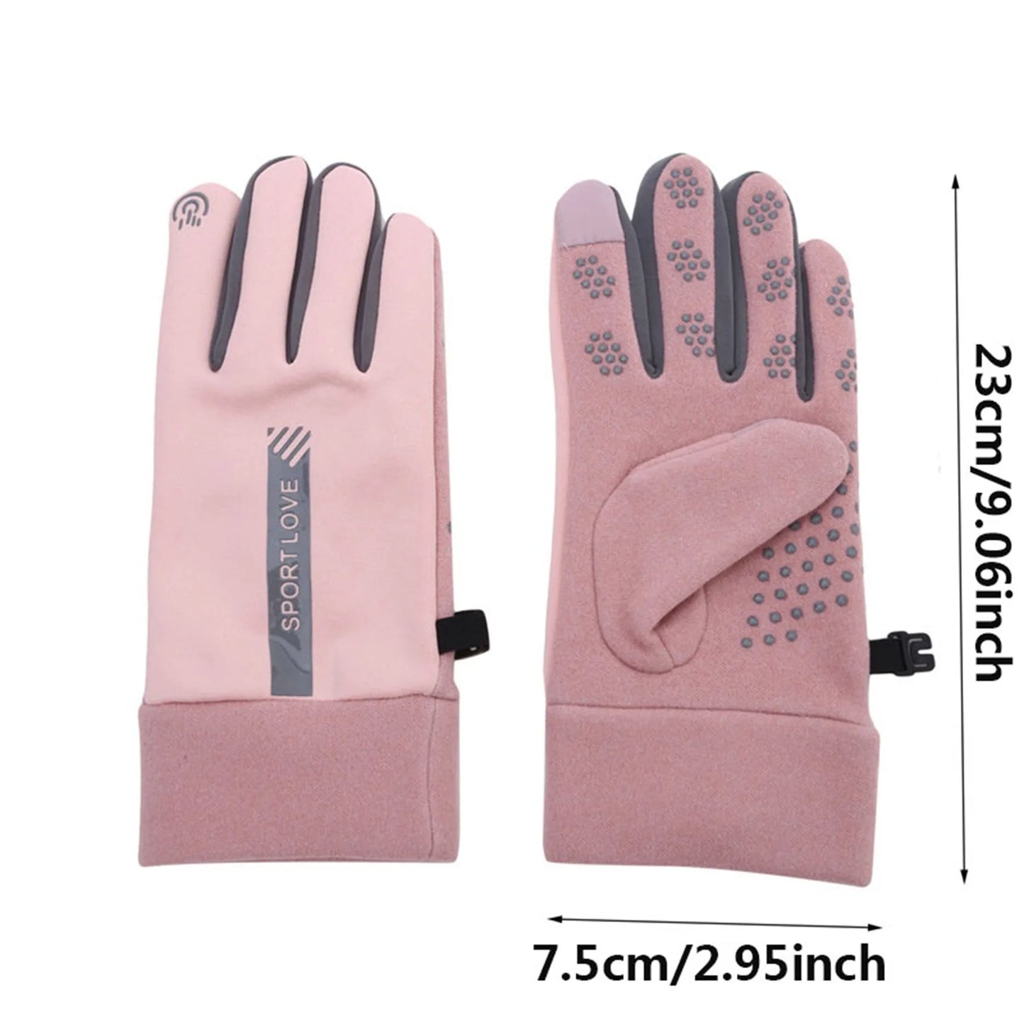 Winter Gloves Women Cycling Bike Thermal Cold Resistance Wind Waterproof Bicycle Warm Outdoor Running Skiing Mittens