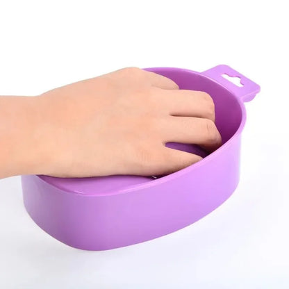 Nail Soak Hand Bowl Soften Dead Skin Nail Care Tools Clean Nails Hand Care with Nail Remover Nail Remover Nail Bowl