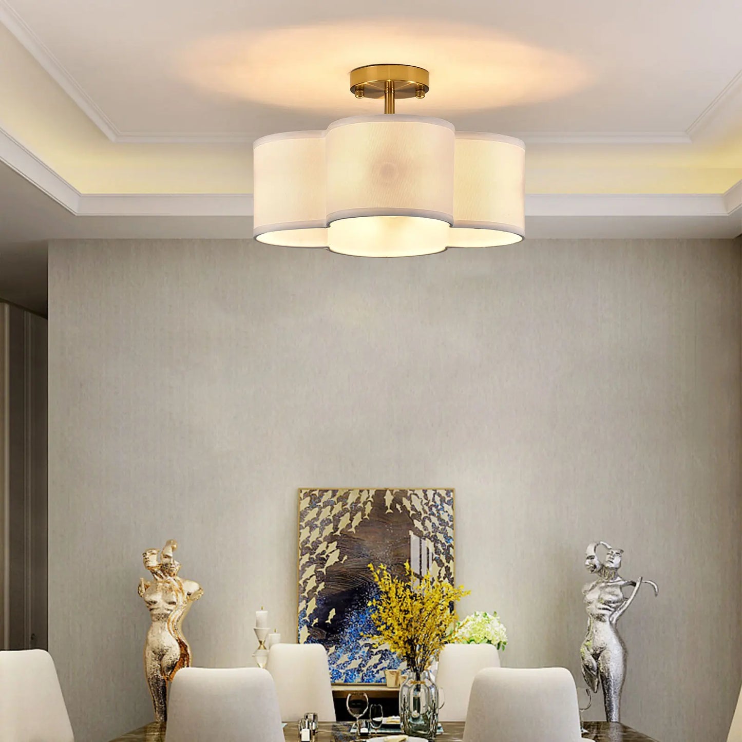 Elegant Ceiling Light: Durable, Bright Illumination with Simple Design, Perfect for Home Décor & Housewarming Gifts