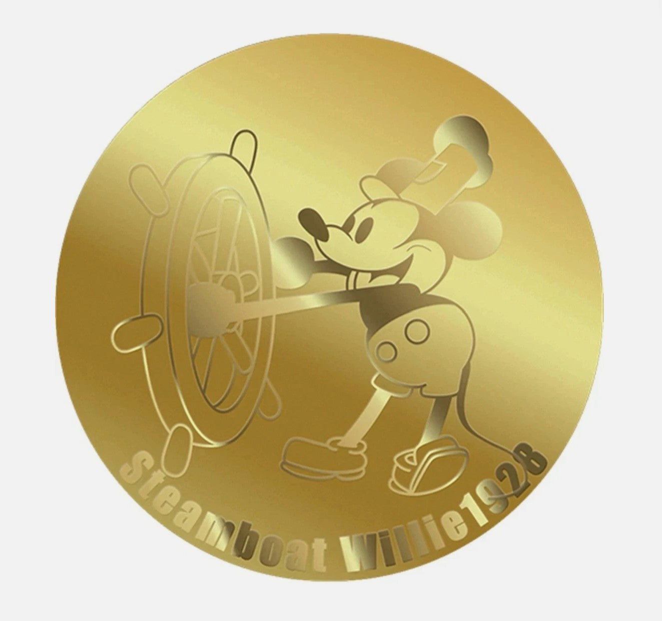 2026 1/1000th oz 1928.Steamboat Willie .9999 Commemorative Gold Coin in Assay