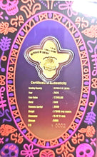 Load image into Gallery viewer, 2026 Early Release Gold .9999 Dia de Los Muertos 1/1000 Commemorative Coin In Card Assay
