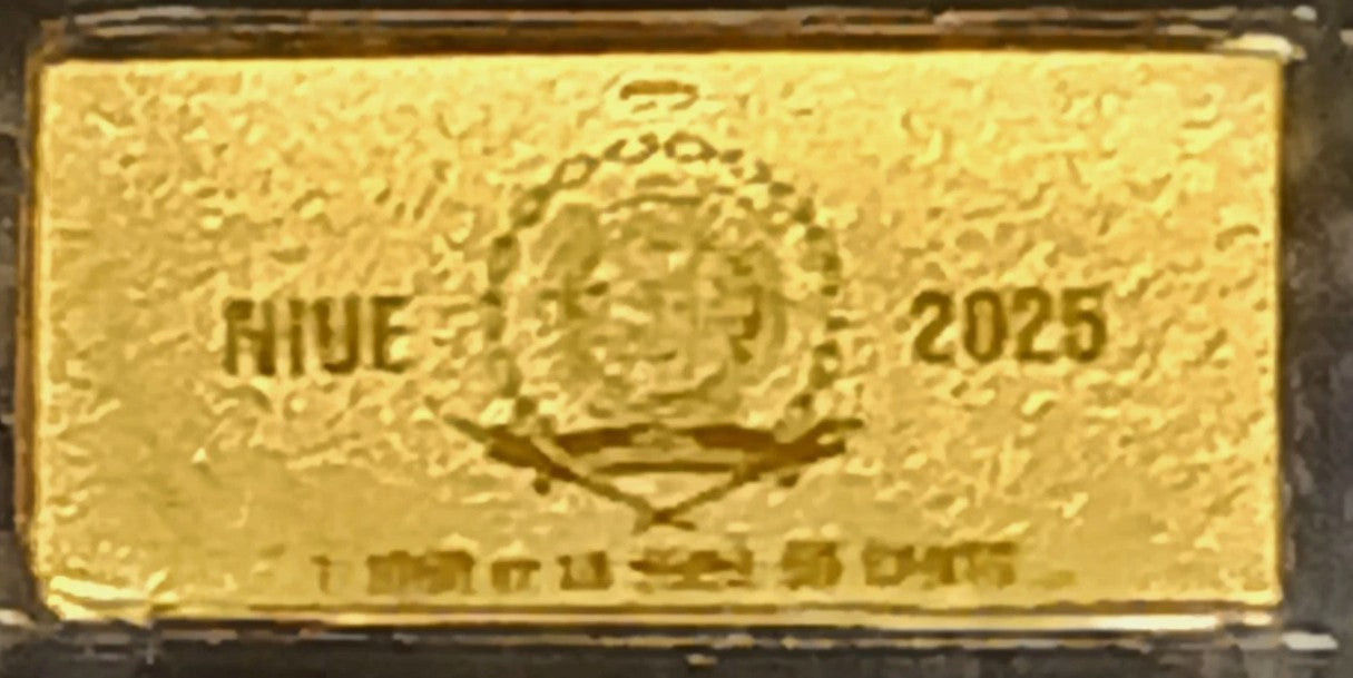 2025 Last Supper 1/1000 oz .9999 Gold Coin in Card Mintage of 9999 Commemorative Jesus Bar