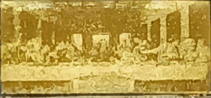 2025 Last Supper 1/1000 oz .9999 Gold Coin in Card Mintage of 9999 Commemorative Jesus Bar