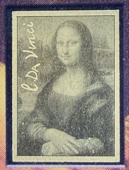 Mona Lisa by Da Vinci 1/1000 Oz .9999 Commemorative Gold Bar 3000 Francs Chad Gold Coin