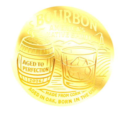2026 Niue Bourbon 1/1000 oz .9999 Commemorative Gold Coin in Assay