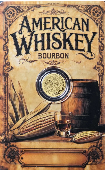 2026 Niue Bourbon 1/1000 oz .9999 Commemorative Gold Coin in Assay