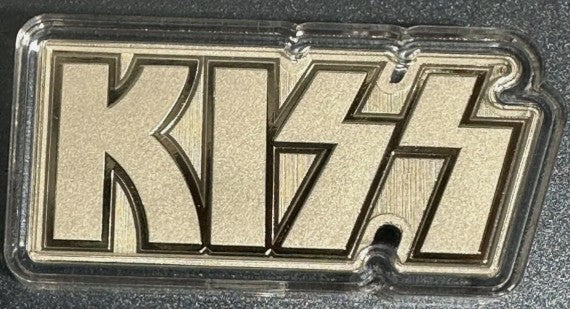 2024 KISS 50th Anniversary 1 oz Silver Proof-Like Shaped Token in OGP