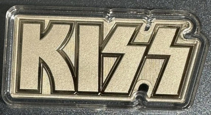 2024 KISS 50th Anniversary 1 oz Silver Proof-Like Shaped Token in OGP