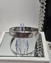 Load image into Gallery viewer, Native American Navajo Stamped Cuff Bracelet Sterling Silver Story Tribal Art 8"

