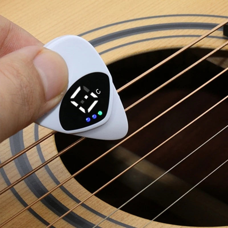 Guitar Picks With Built In Tunner Real Time Monitoring Best Choice For Acoustic And Electric Instrument Players