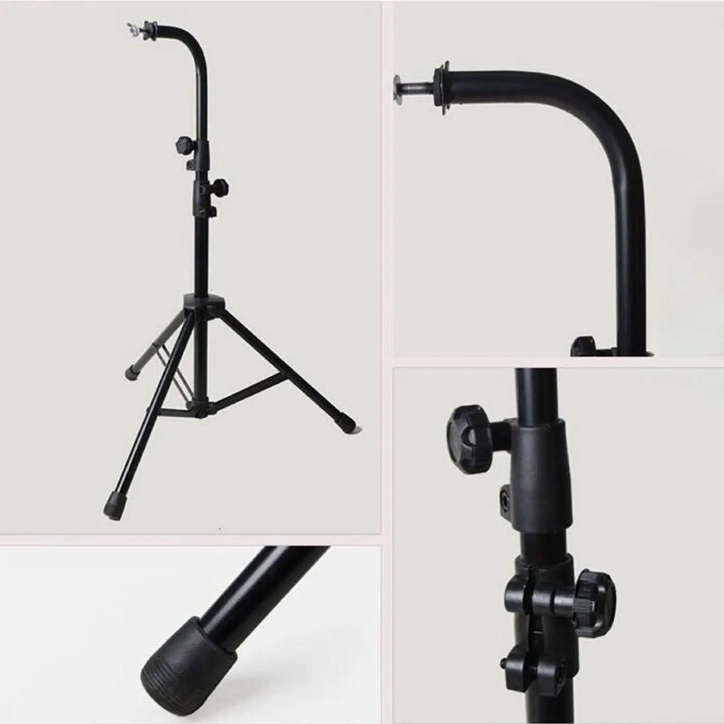 Bar Chimes Tripod Stand Percussion Instrument Stable Single Row Wind Chime Tripod Height Adjustable for Performance Beginner