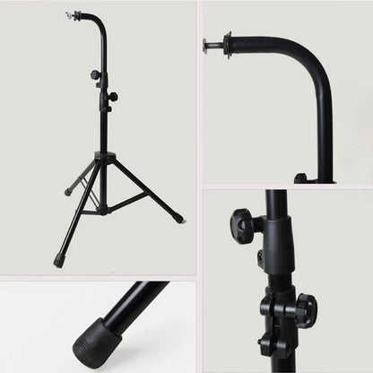 Bar Chimes Tripod Stand Percussion Instrument Stable Single Row Wind Chime Tripod Height Adjustable for Performance Beginner