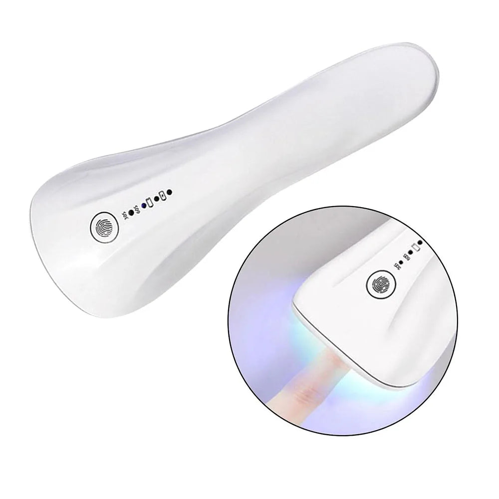 Nails Drying Lamp  Handheld UV LED Lamp For With Battery Timing Rechargeable Mini Manicure Nail Dryer For Gel Polish Manicure