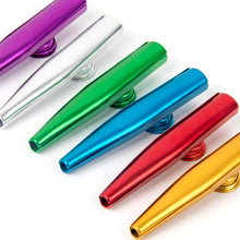 Load image into Gallery viewer, Lightweight Kazoo Aluminum Alloy Metal Fun Instrument Easy To Use for Music Lovers Professional Music Instrument Clarinete

