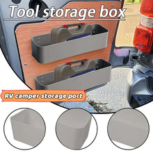 Load image into Gallery viewer, 2pcs Universal Storage Boxes for Caravan Camper Van Ideal for Tools Racking  Ratchet Straps Tidy Stowing Solution Fit Van
