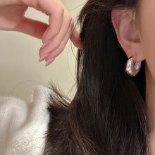 Load image into Gallery viewer, 925 Sterling Silver Earrings For Women Trendy Simple Circle Handmade Earring Jewelry Prevent Allergy Party Accessories
