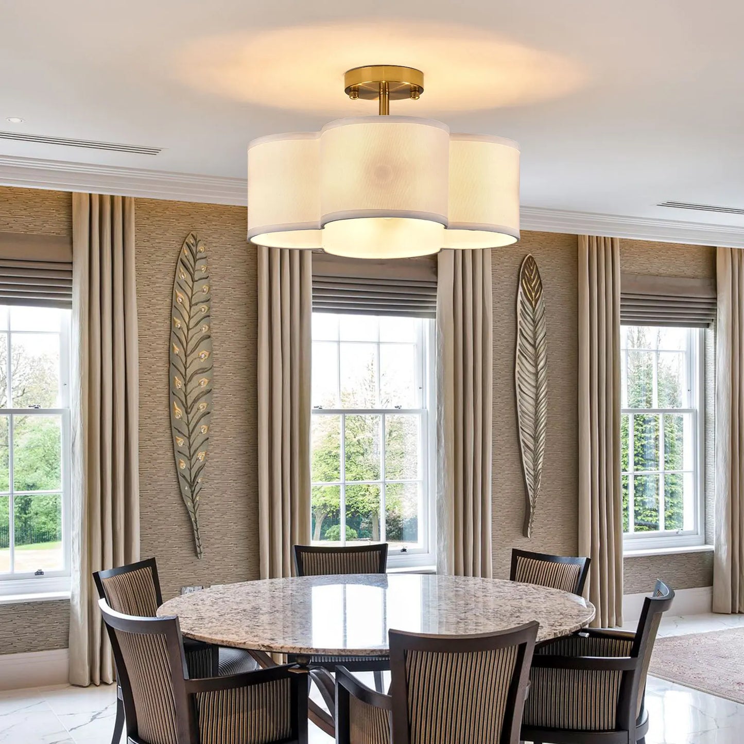Elegant Ceiling Light: Durable, Bright Illumination with Simple Design, Perfect for Home Décor & Housewarming Gifts