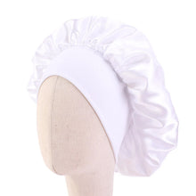 Load image into Gallery viewer, Kids Bonnet Satin Soft Silk Hats Wide Band Cap Casual Night Sleeping Adjustable Hair Care Caps for Boys and Girls Hat Children
