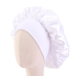 Kids Bonnet Satin Soft Silk Hats Wide Band Cap Casual Night Sleeping Adjustable Hair Care Caps for Boys and Girls Hat Children