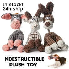 Load image into Gallery viewer, Immortal Squeaker Plush Toy for Aggressive Chewers Dropship Dog Toys for Grinding Teeth Dog Toy Pet Product Puppy Dogs Bite Doll
